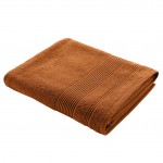 Serviette ou drap de bain en coton 90 x 150 cm Tendresse caramel