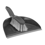 Pelle et balayette en plastique Essentiel gris