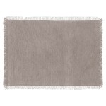 Set de table en coton 30 x 45 cm Mahas gris