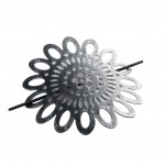 Embrasse Bicolore Mandie noir/argent