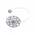 1 Embrasse aimantee patine argent Emy