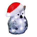 Hibou lumineux 20 LED Dcoration extrieure/intrieure 24 cm