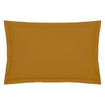 1 Taie d'oreiller percale de coton uni 50 x 70 cm Harmonie mordore