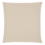 1 Taie d'oreiller percale de coton uni 63 x 63 cm Harmonie lin
