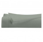 Drap plat en percale de coton 240 x 290 cm Confort tilleul