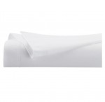 Drap plat en percale de coton 240 x 290 cm Confort blanc