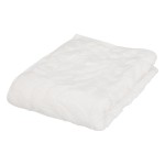 Drap de douche tencel 70 x 130 cm Ciselle blanc