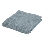 Drap de bain tencel 100 x 150 cm Ciselle bleu