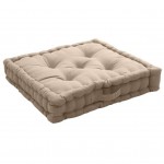 Coussin de sol uni 50 x 50 cm Panama beige