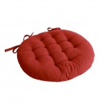 Galette de chaise ronde 38 cm Panama terre cuite