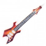 Stylo guitare lectrique marron