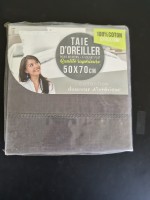 Leboncoin Taie d�oreiller 50 x 70 cm gris