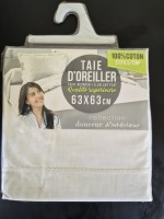 Leboncoin Taie d'oreiller 63 x 63 cm naturel