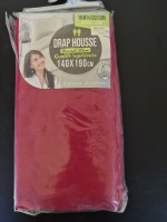 Leboncoin Drap housse en coton 140 x 190 cm rouge