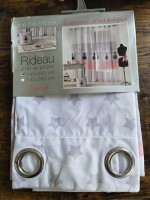 Leboncoin rideau voilage microfibre 140 x 260 cm couture