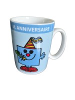 Mug M. Anniversaire en c�ramique 8 cm