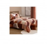 Housse couette + 2 taies percale de coton tataia
