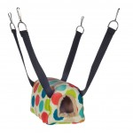 Maison suspendue Fizi pour hamster en tissu rembourr�