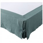 Cache sommier gaze de coton 90 x 190 cm Gaia Canard