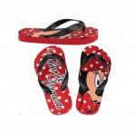 Tong chaussure enfant Minnie a pois blanc