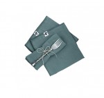 3 Serviettes de table en gaze de coton Canard