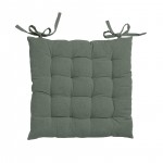 Assise de chaise matelass�e en coton 38 x 38 cm Kalas romarin