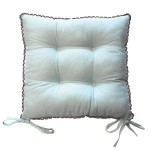 Coussin de chaise Assise matelass�e 38 x 38 cm feminas Bleu