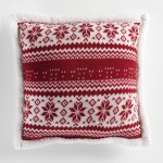 Coussin fourrure - sherpa - flanelle