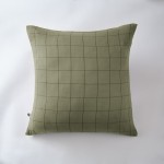 Taie d'oreiller Gaze Coton 60 x 60 cm Gaia Matchs Romarin