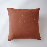 Taie d'oreiller Gaze Coton 60 x 60 cm Gaia Chics Terracotta