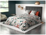Housse de couette + taie microfibre Feuille tropiziola