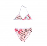 Maillot de bain 2 pi�ces Charmy Kitty 8 ans noeuds rose