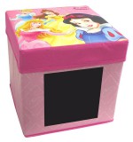 DISNEY Princess Coffre de rangement avec ardoise Princesses