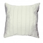 Coussin Jacquard Rayures Crash Lineo beige 40 x 40 cm