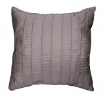 Coussin Jacquard Rayures Crash Lineo Taupe 40 x 40 cm