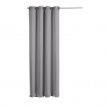 Rideau � oeillets carres Cocoon Gris Clair 140 x 260 cm