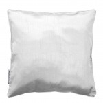 Housse de coussin Polyester Shantung Uni Shana Blanc 40 x 40 cm