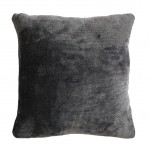 Coussin fourrure - sherpa - flanelle
