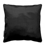 Housse de coussin Shantung Shana Noir 40 x 40 cm