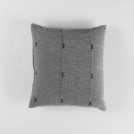 Coussin Jacquard Bicolore Filio Anthracite 40 x 40 cm