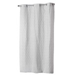 Rideau � oeillets 140 x 240 cm Optic Blanc