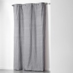 Rideau  oeillets 140 x 240 cm Optic Gris