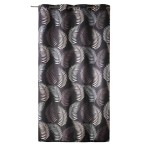 Rideau � oeillets 140 x 260 cm Goyave Chocolat