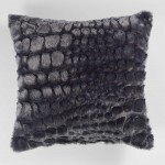 Coussin fourrure - sherpa - flanelle
