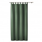 1 Rideau � passants uni  Essentiel kaki 140 x 260 cm