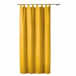 1 Rideau � passants uni  Essentiel miel 140 x 260 cm