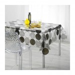Nappe impermable rectangulaire en PVC - 140 x 240 cm - Imprim cercles