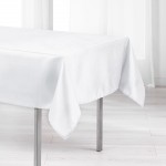 Nappe en polyester Collection Schantung applique scintille