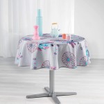 Nappe ronde en tissu