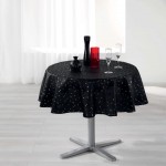 Nappe ronde en tissu